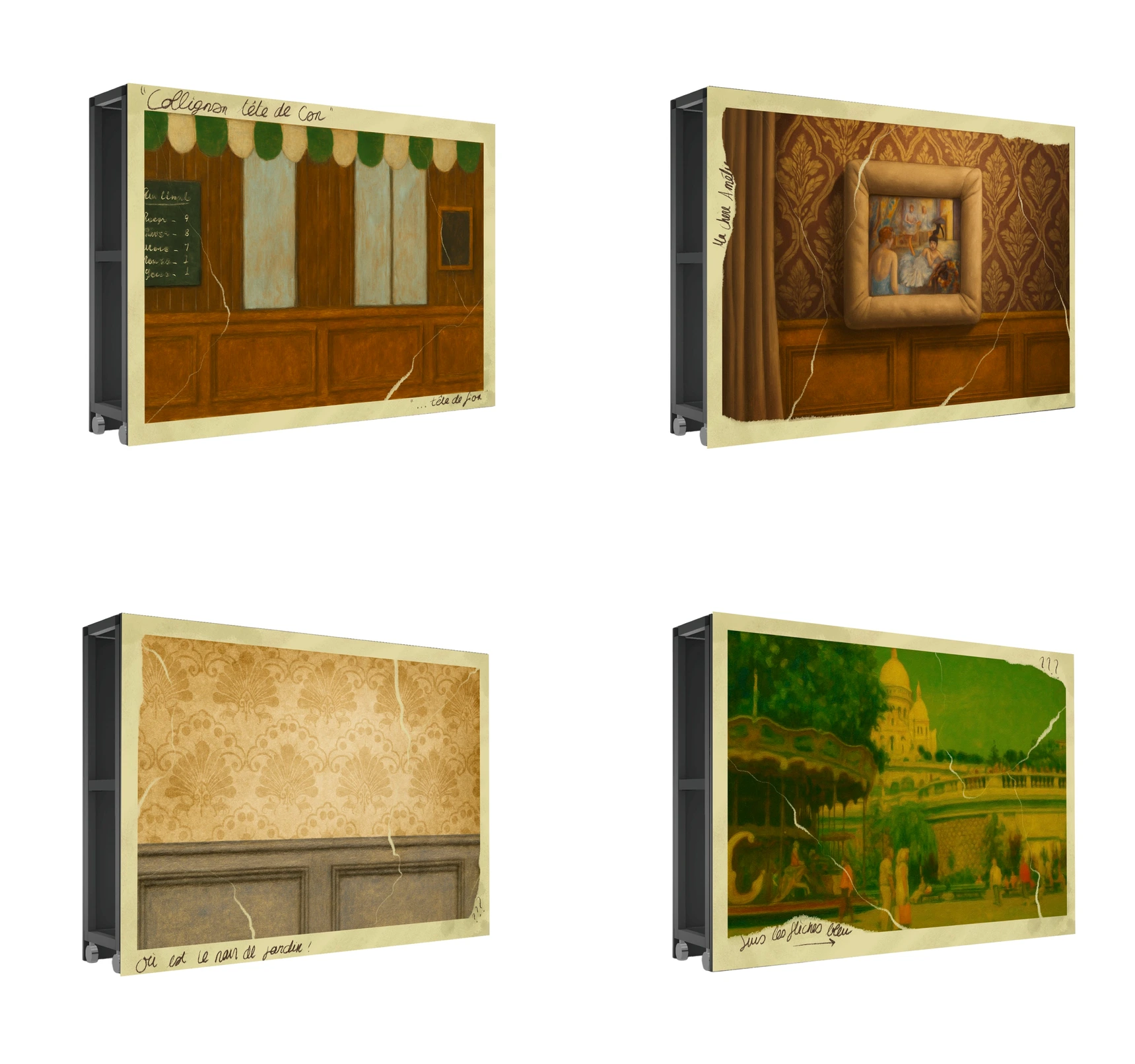 Déclinaisons des cartes postales scéniques d’Amélie