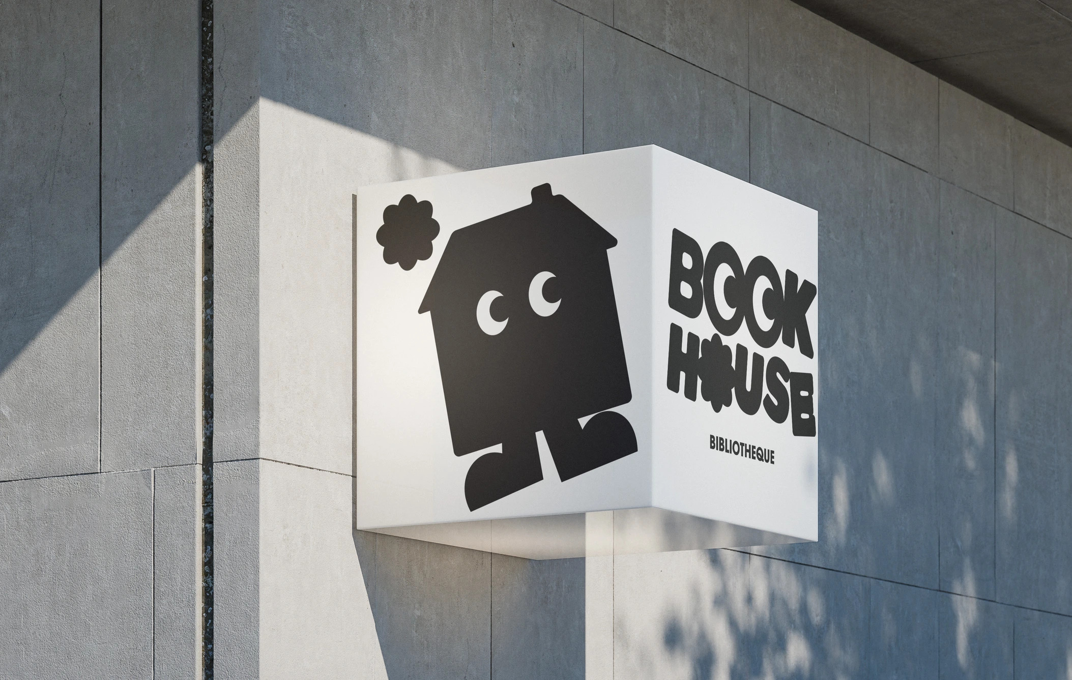 Enseigne et identité visuelle de Book House